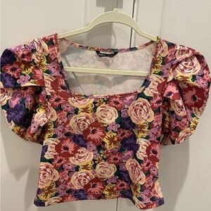 Women Floral pattern Multicolor Top